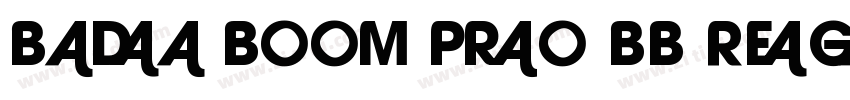 Bada Boom Pro BB Reg字体转换